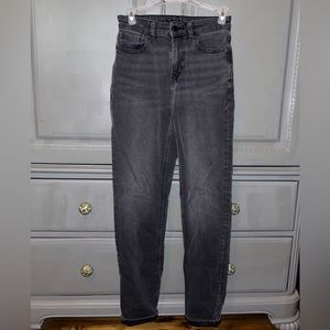 Grey/black American Eagle size 0long jeans